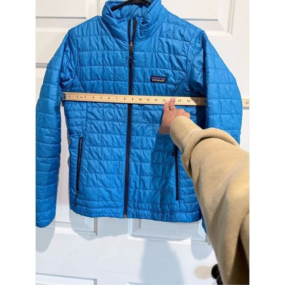 Patagonia Classic Nano Puff Quilted Bayou Blue Jacket Women's Small - Picture 6 of 15